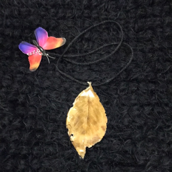 Exclusive Leaf Boho One of a Kind Necklace - Picture 1 of 12